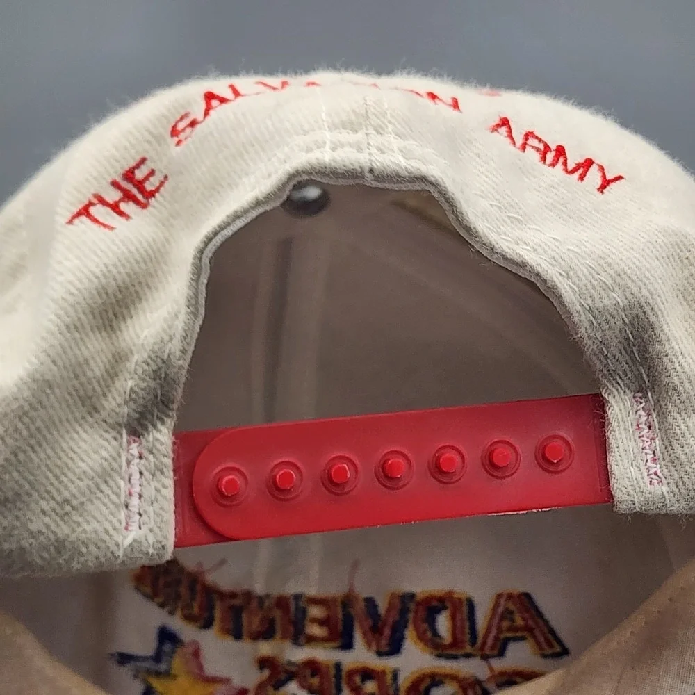 Vtg Salvation Army‎ Adventure Corps EXPLORERS Hat - Made in USA - Snapback Youth